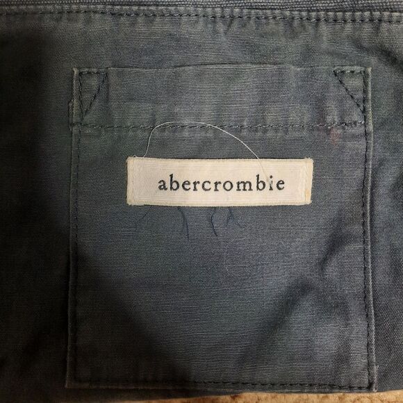 Abercrombie Vintage Y2K Tote Bag Casual Everyday School Blue-Gray - Picture 4 of 7